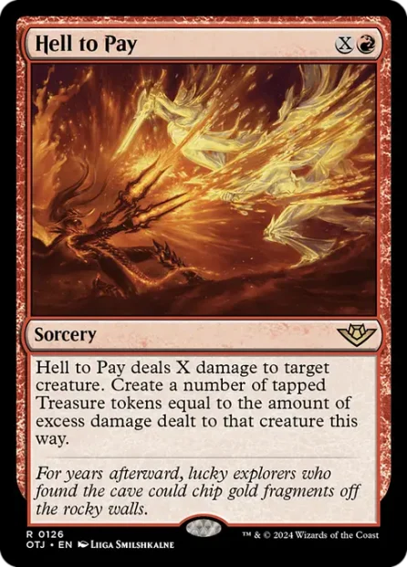 Hell to Pay, Outlaws of Thunder Junction — Magic: The Gathering card