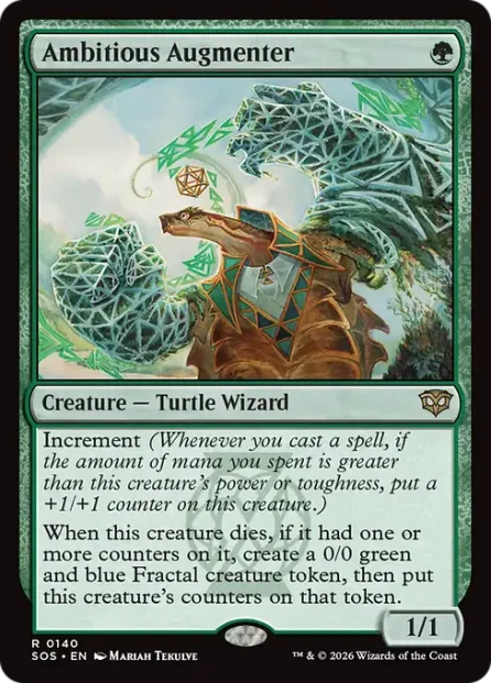 Ambitious Augmenter, Secrets of Strixhaven — Magic: The Gathering card