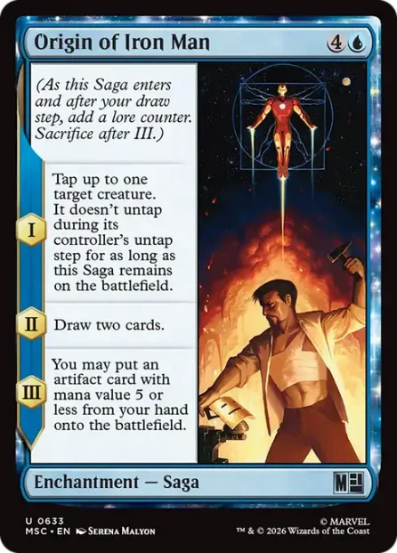 Origin of Iron Man, Marvel Super Heroes Commander — Magic: The Gathering card