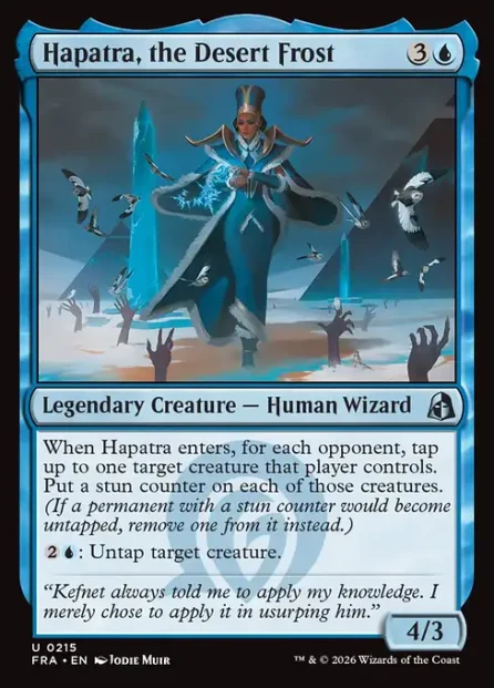 Hapatra, the Desert Frost, Reality Fracture — Magic: The Gathering card