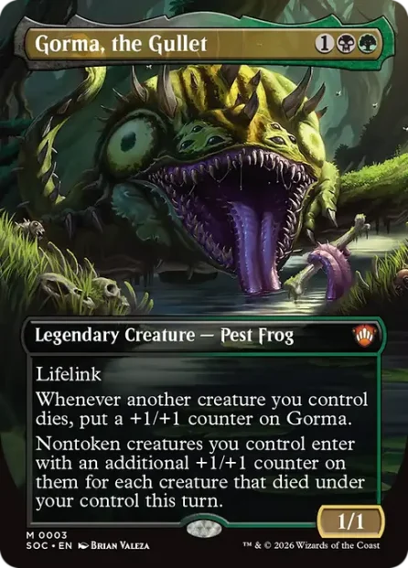 Gorma, the Gullet, Secrets of Strixhaven Commander — Magic: The Gathering card
