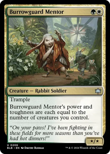 Burrowguard Mentor, Bloomburrow — Magic: The Gathering card