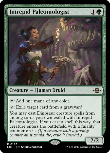 Intrepid Paleontologist, The Lost Caverns of Ixalan — Magic: The Gathering card