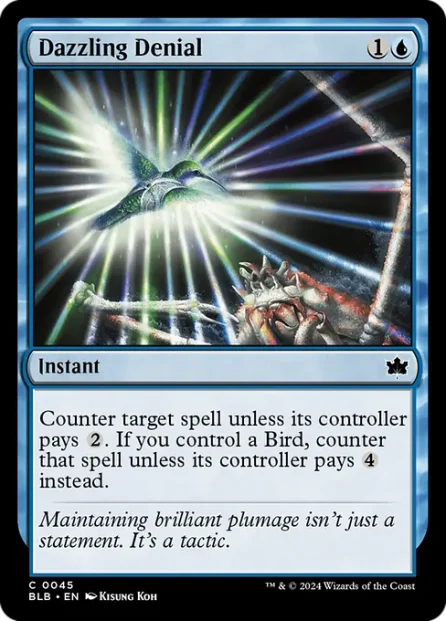 Dazzling Denial, Bloomburrow — Magic: The Gathering card