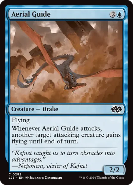 Aerial Guide, Foundations Jumpstart — Magic: The Gathering card