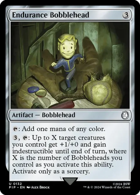Endurance Bobblehead, Fallout — Magic: The Gathering card