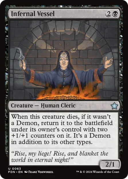 Infernal Vessel, Foundations — Magic: The Gathering card