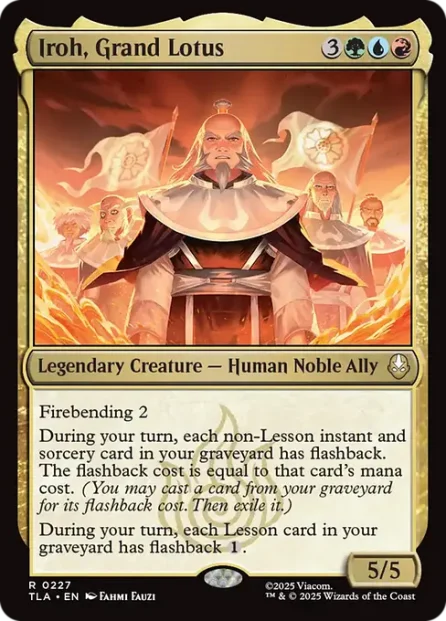 Iroh, Grand Lotus, Avatar: The Last Airbender — Magic: The Gathering card