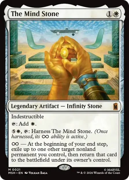 The Mind Stone, Marvel Super Heroes — Magic: The Gathering card