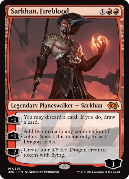 Sarkhan, Fireblood, Foundations Jumpstart — Magic: The Gathering card