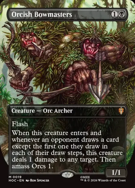 Orcish Bowmasters, The Hobbit Eternal — Magic: The Gathering card