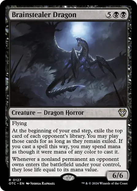 Brainstealer Dragon, Outlaws of Thunder Junction Commander — Magic: The Gathering card