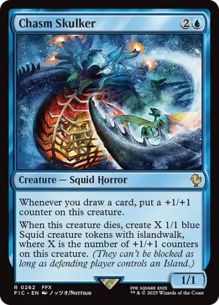 Chasm Skulker, Final Fantasy Commander — Magic: The Gathering card