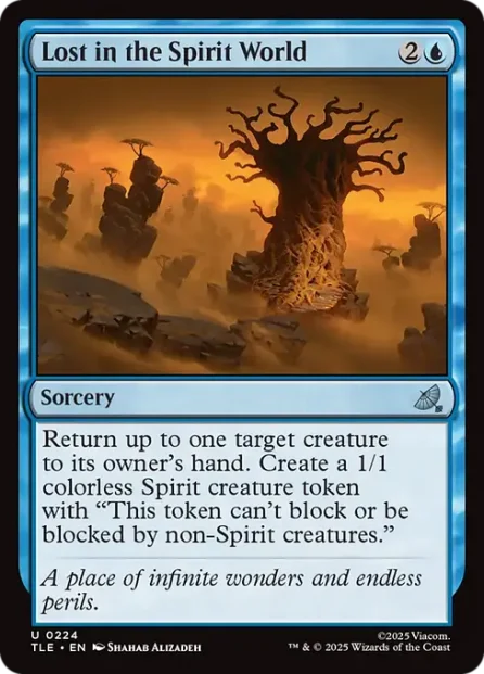 Lost in the Spirit World, Avatar: The Last Airbender Eternal — Magic: The Gathering card