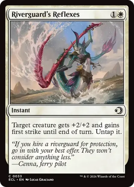 Riverguard's Reflexes, Lorwyn Eclipsed — Magic: The Gathering card