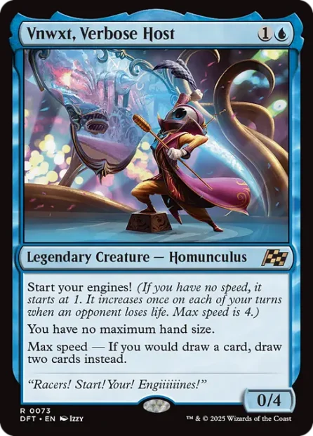 Vnwxt, Verbose Host, Aetherdrift — Magic: The Gathering card