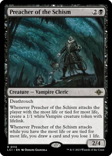 Preacher of the Schism, The Lost Caverns of Ixalan — Magic: The Gathering card