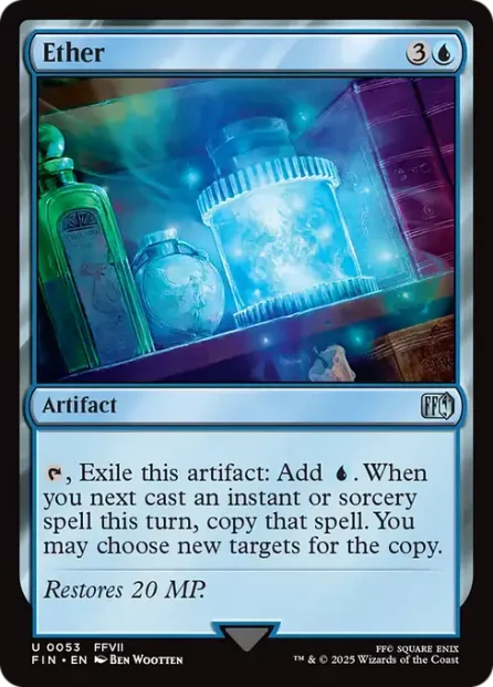Ether, Final Fantasy — Magic: The Gathering card