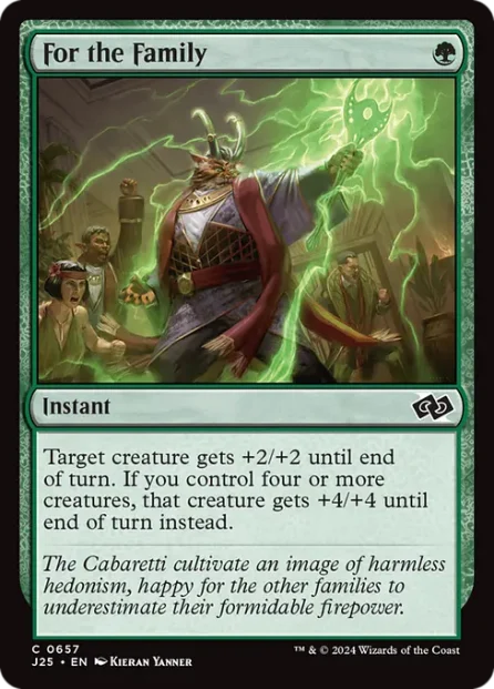 For the Family, Foundations Jumpstart — Magic: The Gathering card