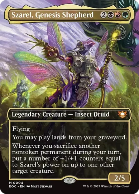 Szarel, Genesis Shepherd, Edge of Eternities Commander — Magic: The Gathering card
