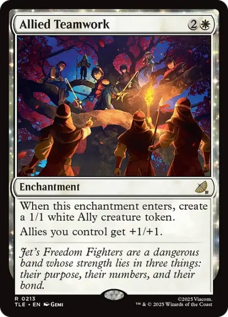 Allied Teamwork, Avatar: The Last Airbender Eternal — Magic: The Gathering card