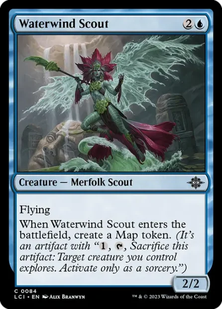 Waterwind Scout, The Lost Caverns of Ixalan — Magic: The Gathering card