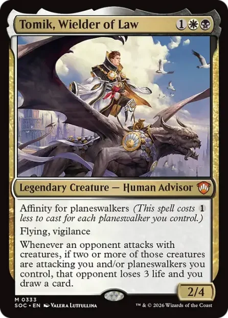 Tomik, Wielder of Law, Secrets of Strixhaven Commander — Magic: The Gathering card