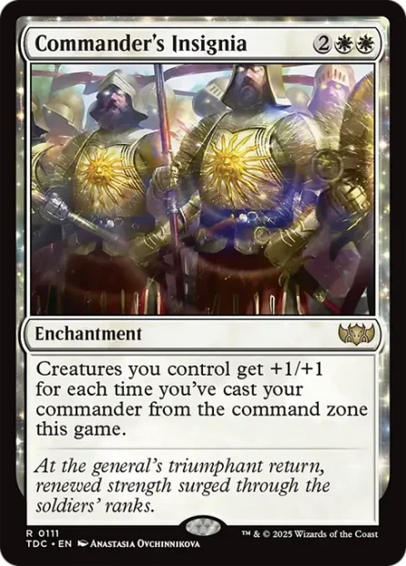 Commander's Insignia, Tarkir: Dragonstorm Commander — Magic: The Gathering card