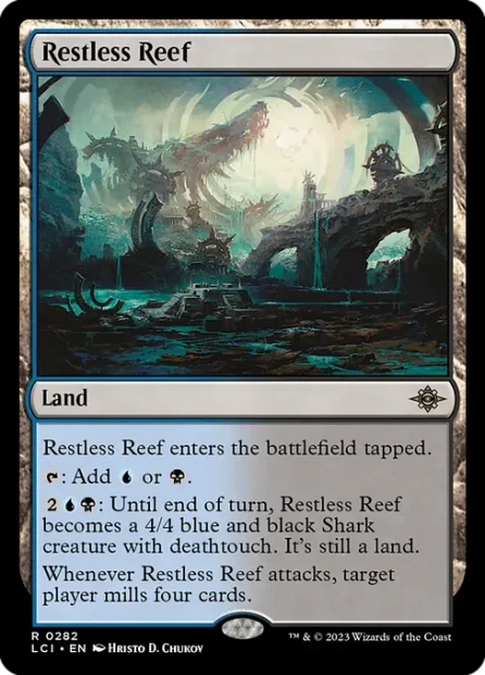 Restless Reef, The Lost Caverns of Ixalan — Magic: The Gathering card