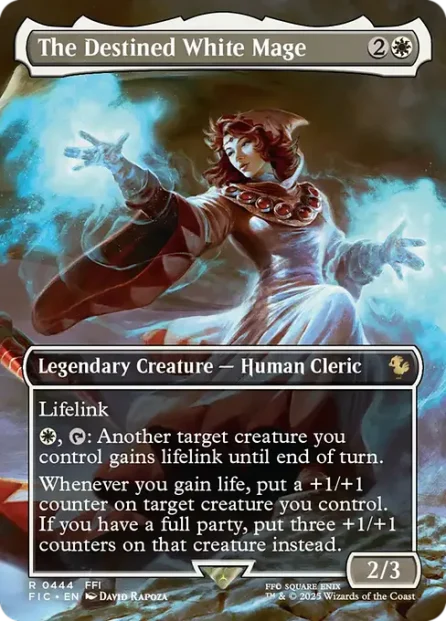 The Destined White Mage, Final Fantasy Commander — Magic: The Gathering card