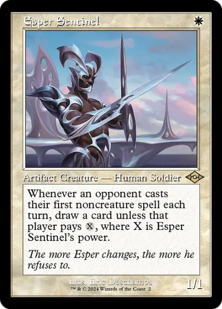 Esper Sentinel, Modern Horizons 2 Timeshifts — Magic: The Gathering card