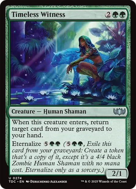 Timeless Witness, Tarkir: Dragonstorm Commander — Magic: The Gathering card