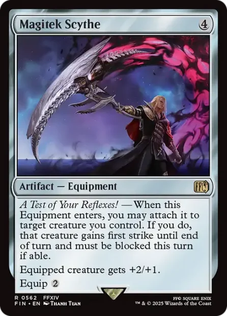 Magitek Scythe, Final Fantasy — Magic: The Gathering card