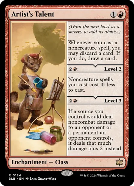 Artist's Talent, Bloomburrow — Magic: The Gathering card