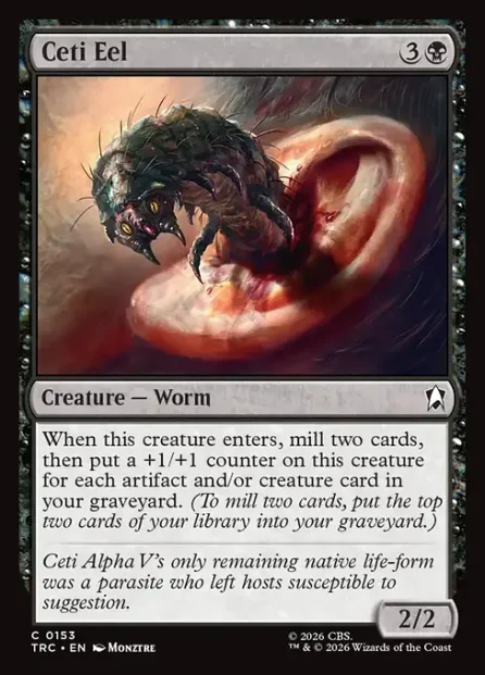 Ceti Eel, Star Trek Commander — Magic: The Gathering card