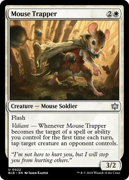 Mouse Trapper, Bloomburrow — Magic: The Gathering card