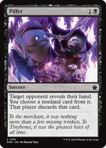 Pilfer, Foundations — Magic: The Gathering card