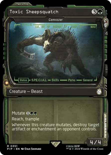 Gemrazer, Fallout — Magic: The Gathering card