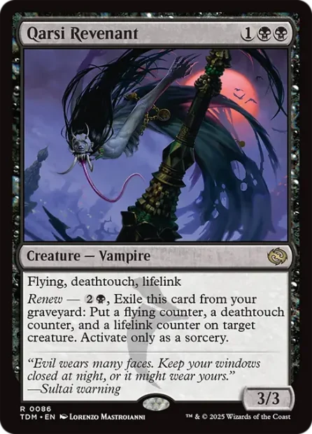 Qarsi Revenant, Tarkir: Dragonstorm — Magic: The Gathering card