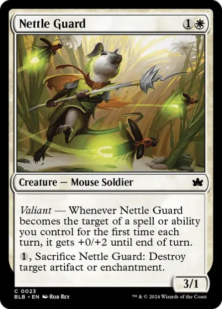 Nettle Guard, Bloomburrow — Magic: The Gathering card