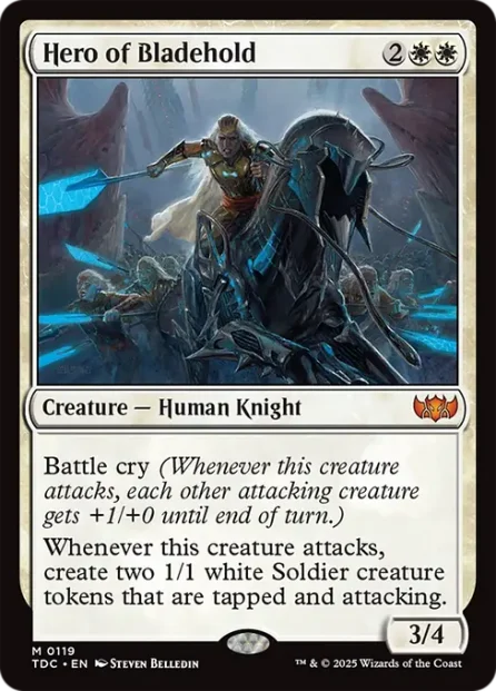 Hero of Bladehold, Tarkir: Dragonstorm Commander — Magic: The Gathering card