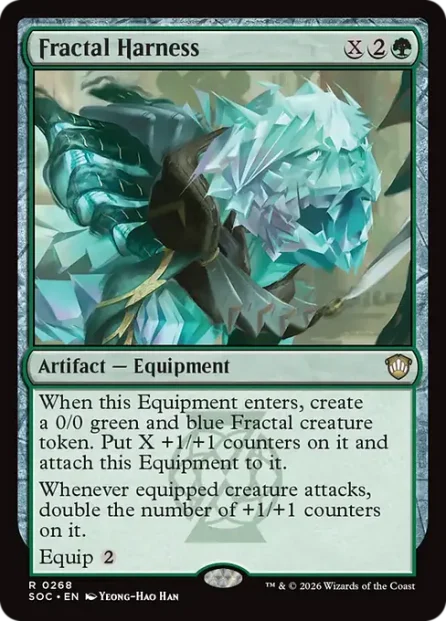Fractal Harness, Secrets of Strixhaven Commander — Magic: The Gathering card