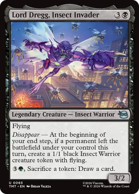 Lord Dregg, Insect Invader, Teenage Mutant Ninja Turtles — Magic: The Gathering card