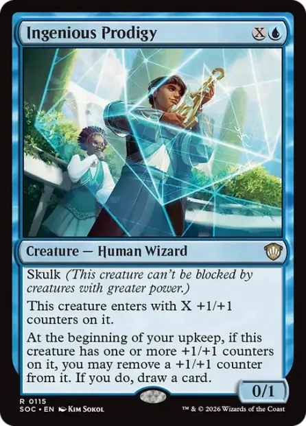 Ingenious Prodigy, Secrets of Strixhaven Commander — Magic: The Gathering card