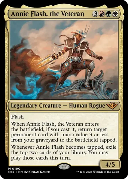 Annie Flash, the Veteran, Outlaws of Thunder Junction — Magic: The Gathering card