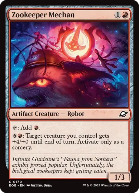 Zookeeper Mechan, Edge of Eternities — Magic: The Gathering card