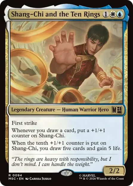 Shang-Chi and the Ten Rings, Marvel Super Heroes Commander — Magic: The Gathering card