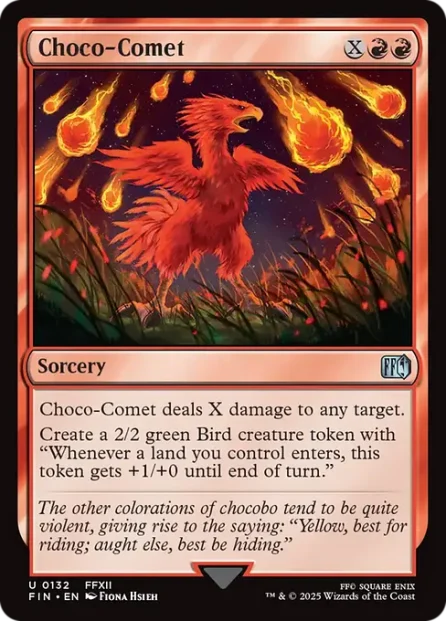 Choco-Comet, Final Fantasy — Magic: The Gathering card