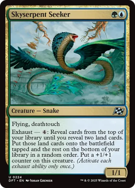 Skyserpent Seeker, Aetherdrift — Magic: The Gathering card