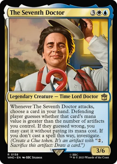 The Seventh Doctor, Doctor Who — Magic: The Gathering card